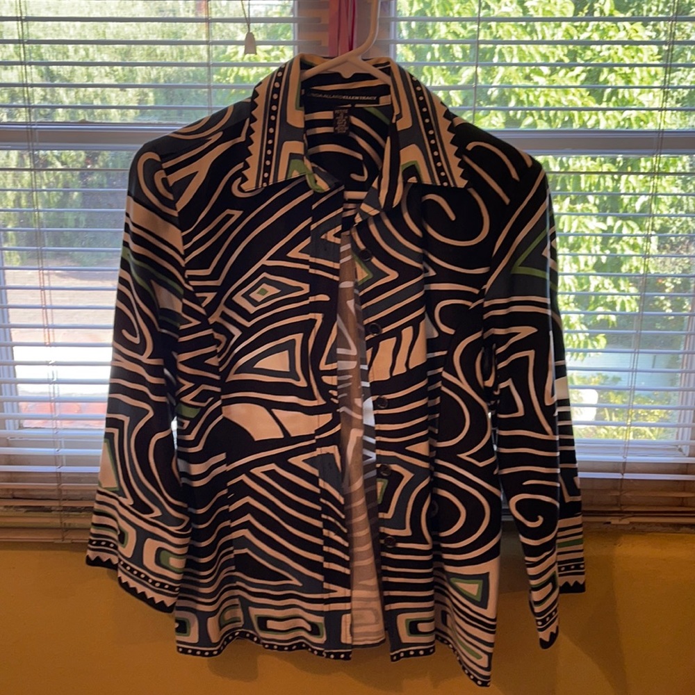 Ellen Tracy Patterned Jacket - image 1